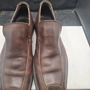 Carlisle Men's Dark Brown Leather Loafers‎